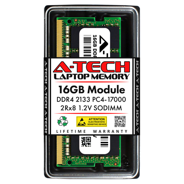 16GB DDR4-2133 (PC4-17000) SODIMM DR x8 Laptop Memory RAM