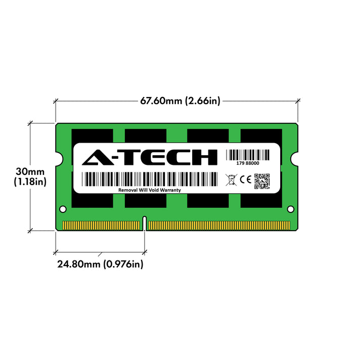 16GB Kit (2 x 8GB) DDR3-1600 (PC3-12800) SODIMM DR x8 Laptop Memory RAM