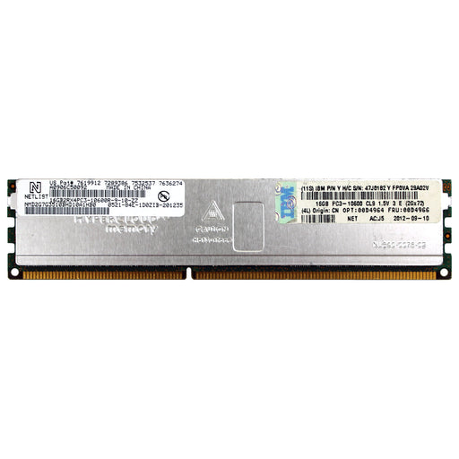 00D4964 - IBM-Lenovo RAM 16GB 2Rx4 PC3-10600 RDIMM DDR3 1333MHz ECC Registered Server Memory Module
