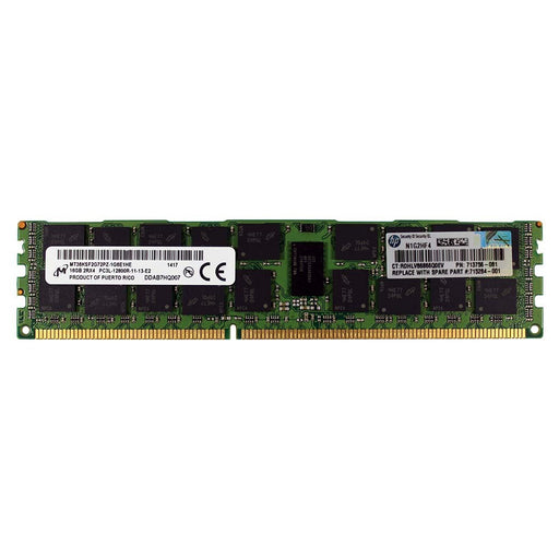 713756-081 - HP/HPE RAM 16GB 2Rx4 PC3-12800 RDIMM DDR3 1600MHz ECC Registered Server Memory Module