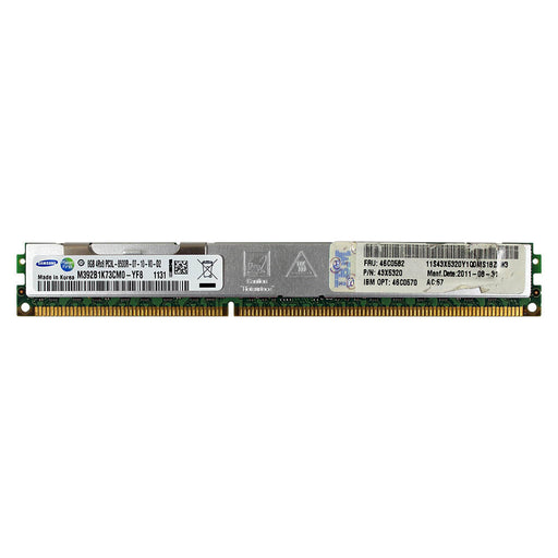 43X5320 - IBM-Lenovo RAM 8GB 4Rx8 PC3-8500 RDIMM DDR3 1066MHz ECC Registered Server Memory Module