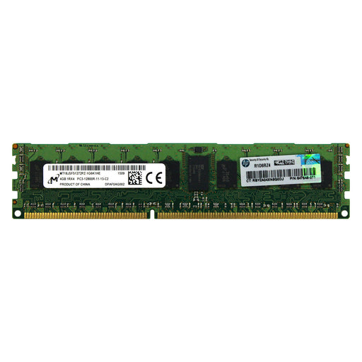 647895-B21 - HP/HPE RAM 4GB 1Rx4 PC3-12800 RDIMM DDR3 1600MHz ECC Registered Server Memory Module