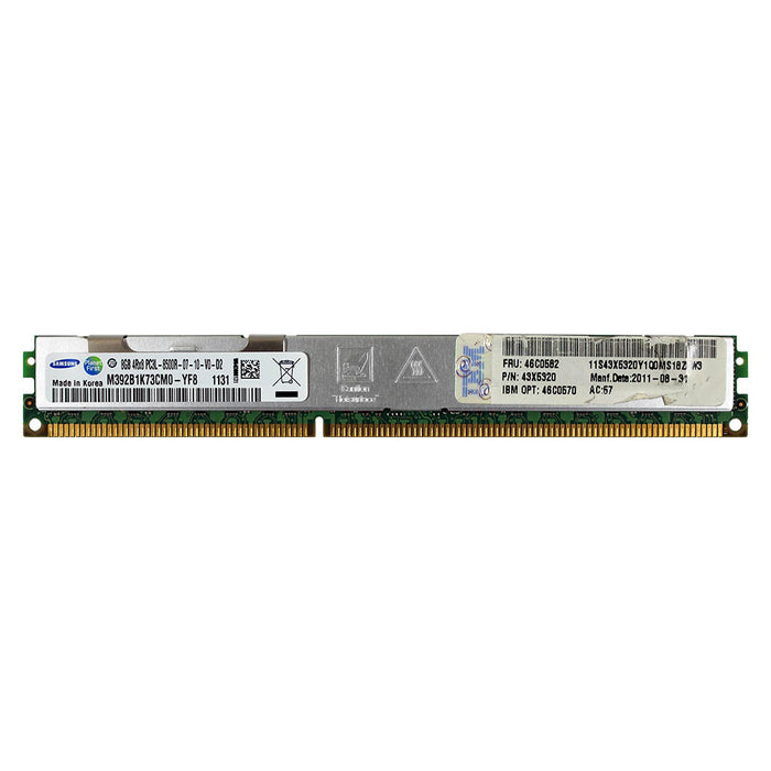 46C0582 - IBM-Lenovo RAM 8GB 4Rx8 PC3-8500 RDIMM DDR3 1066MHz ECC Registered Server Memory Module