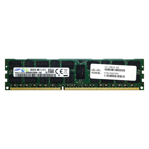 15-13615-02 - Cisco RAM 16GB 2Rx4 PC3-12800 RDIMM DDR3 1600MHz ECC Registered Server Memory Module