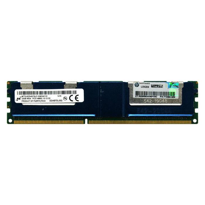 712384-08M - HP/HPE RAM 32GB 4Rx4 PC3-14900 LRDIMM DDR3 1866MHz ECC Load Reduced Server Memory Module