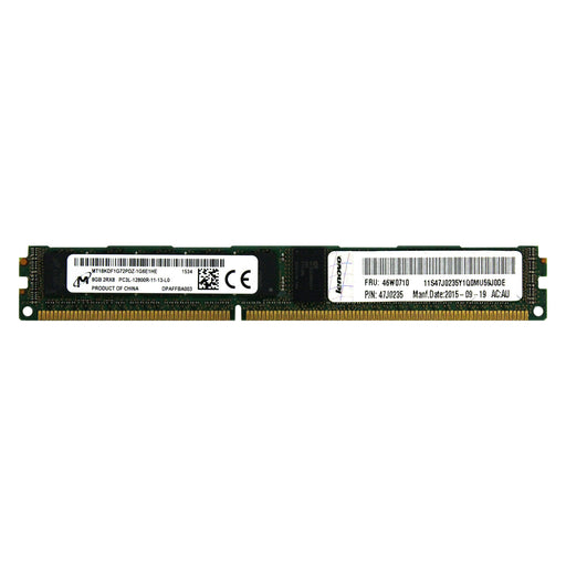 46W0710 - IBM-Lenovo RAM 8GB 2Rx8 PC3-12800 RDIMM DDR3 1600MHz ECC Registered Server Memory Module
