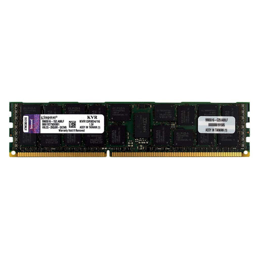 KVR13R9D4/16 - Kingston RAM 16GB 2Rx4 PC3-10600 RDIMM DDR3 1333MHz ECC Registered Server Memory Module