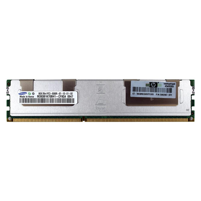516423-S21 - HP/HPE RAM 8GB 2Rx4 PC3-8500 RDIMM DDR3 1066MHz ECC Registered Server Memory Module