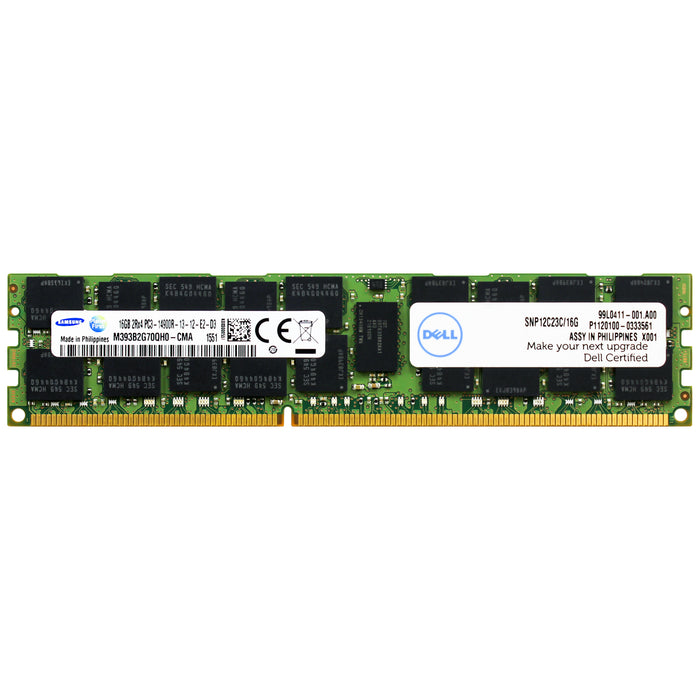 SNP12C23C/16G - Dell 16GB DDR3-1866 RDIMM Server RAM Memory