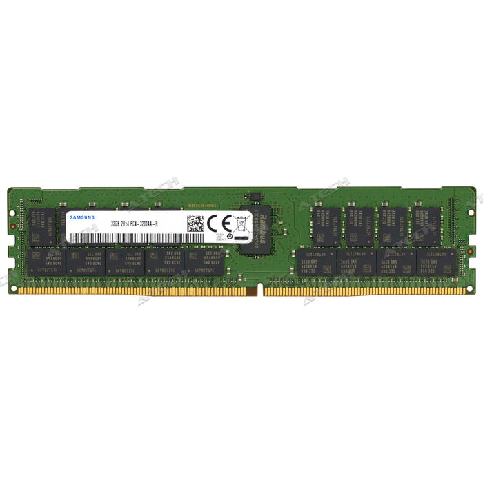 Samsung 32GB 2Rx4 PC4-3200 RDIMM DDR4-25600 ECC Registered DIMM 288-Pin Server Memory RAM Module