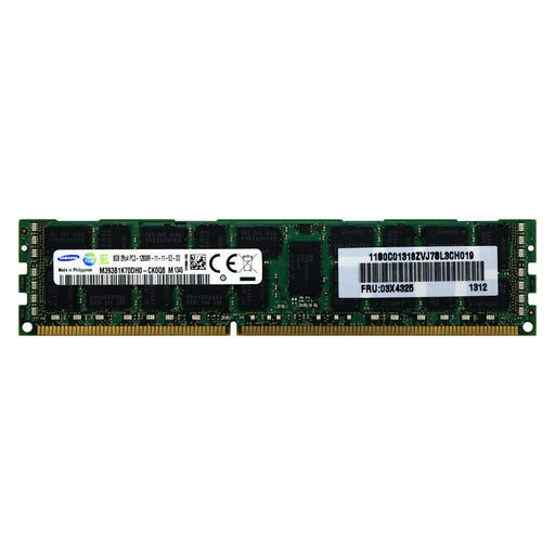 0A89482 - IBM-Lenovo RAM 8GB 2Rx4 PC3-12800 RDIMM DDR3 1600MHz ECC Registered Server Memory Module