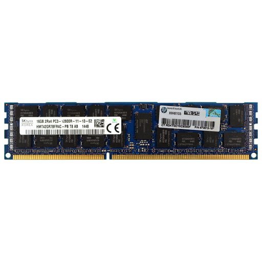 687465-001 - HP/HPE RAM 16GB 2Rx4 PC3-12800 RDIMM DDR3 1600MHz ECC Registered Server Memory Module