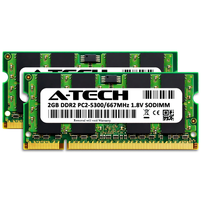 Apple MacBook (13-inch, Early 2009) Memory RAM | 4GB Kit (2x2GB) DDR2 667MHz (PC2-5300) SODIMM