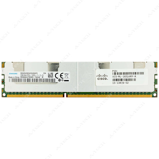 UCS-ML-1X324RY-A - Cisco RAM 32GB 4Rx4 PC3-12800 LRDIMM DDR3 1600MHz ECC Load Reduced Server Memory Module