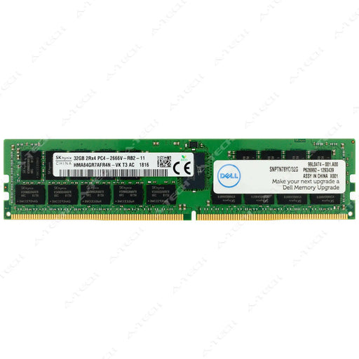 SNPTN78YC/32G - Dell 32GB DDR4-2666 RDIMM Server RAM Memory