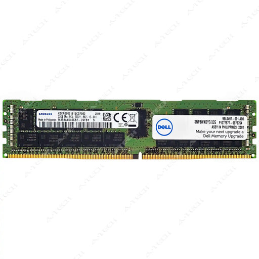 08WKDY - Dell 32GB DDR4-2933 RDIMM Server RAM Memory