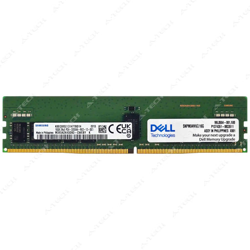 M04W6 - Dell 16GB DDR4-3200 RDIMM Server RAM Memory