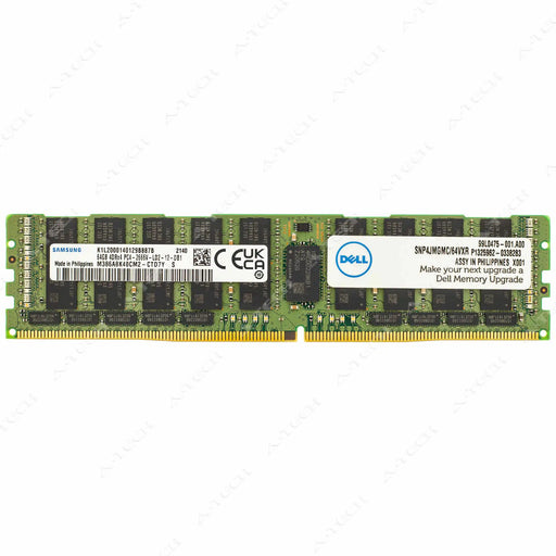 4JMGM - Dell 64GB DDR4-2666 LRDIMM Server RAM Memory