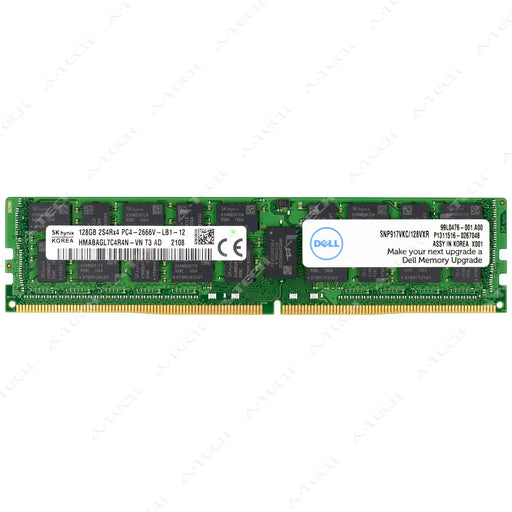 917VK - Dell 128GB DDR4-2666 LRDIMM Server RAM Memory