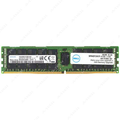 SNPW403YC/64VXR - Dell 64GB DDR4-2933 RDIMM Server RAM Memory