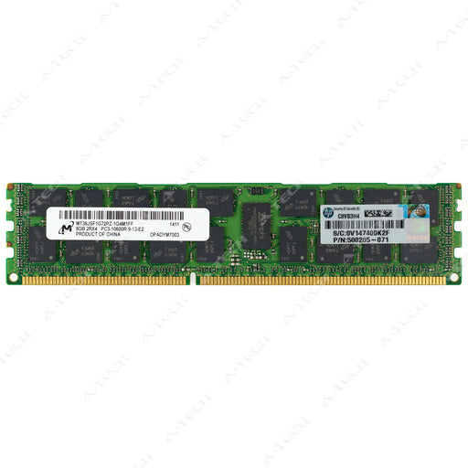 500662-B21 - HP/HPE RAM 8GB 2Rx4 PC3-10600 RDIMM DDR3 1333MHz ECC Registered Server Memory Module