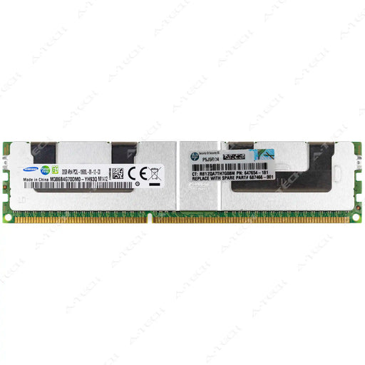 647885-B21 - HP/HPE RAM 32GB 4Rx4 PC3-10600 LRDIMM DDR3 1333MHz ECC Load Reduced Server Memory Module