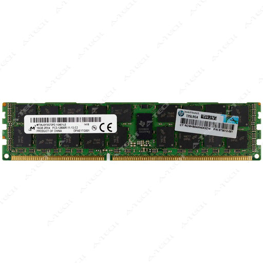 672631-B21 - HP/HPE RAM 16GB 2Rx4 PC3-12800 RDIMM DDR3 1600MHz ECC Registered Server Memory Module