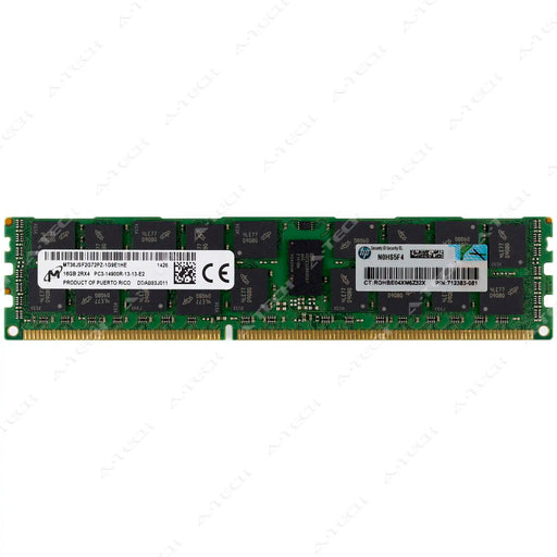 708641-S21 - HP/HPE RAM 16GB 2Rx4 PC3-14900 RDIMM DDR3 1866MHz ECC Registered Server Memory Module