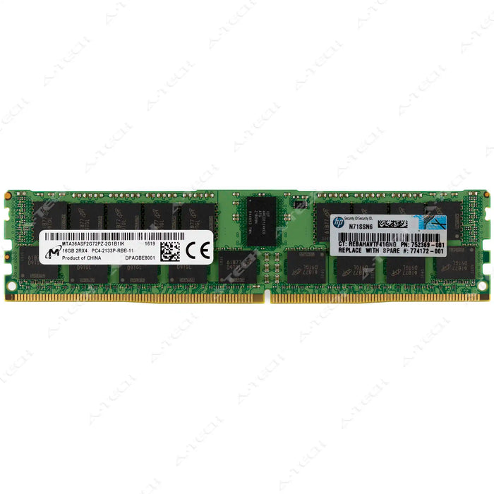752369-081 - HP 16GB DDR4-2133 RDIMM PC4-17000 Server RAM Memory