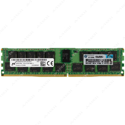 774172-001 - HP 16GB DDR4-2133 RDIMM PC4-17000 Server RAM Memory
