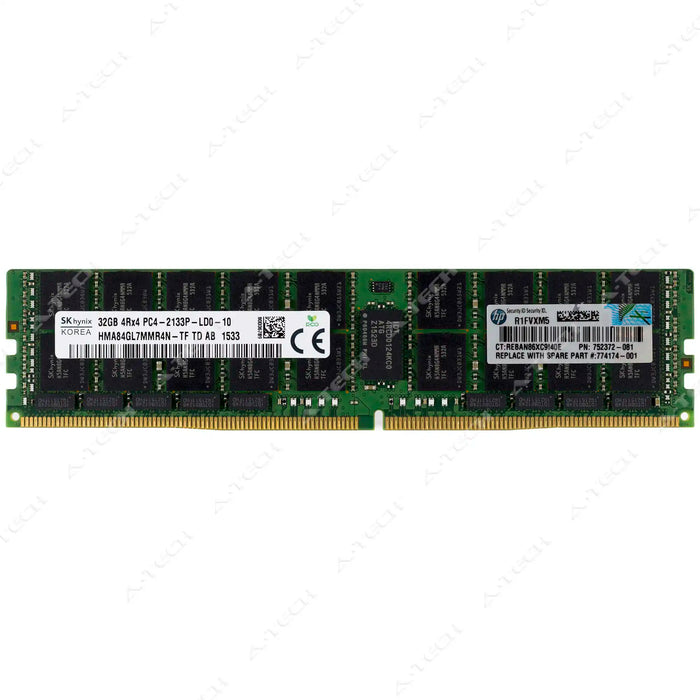 752372-081 - HP 32GB DDR4-2133 LRDIMM PC4-17000 Server RAM Memory