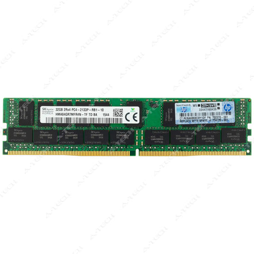 728629-B21 - HP 32GB DDR4-2133 RDIMM PC4-17000 Server RAM Memory