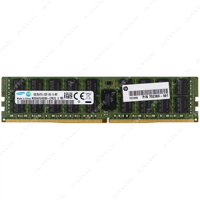 752369-581 - HP 16GB DDR4-2133 RDIMM PC4-17000 Server RAM Memory