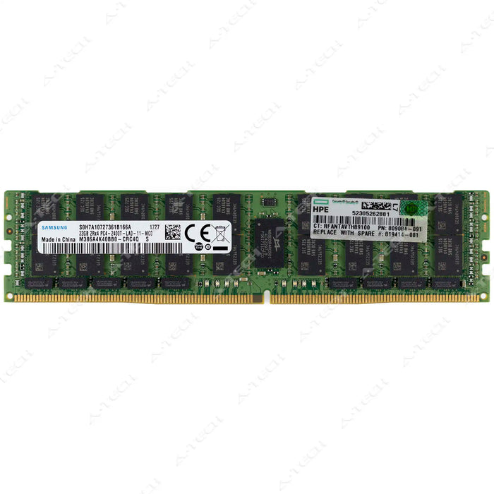 809084-091 - HP 32GB DDR4-2400 LRDIMM PC4-19200 Server RAM Memory