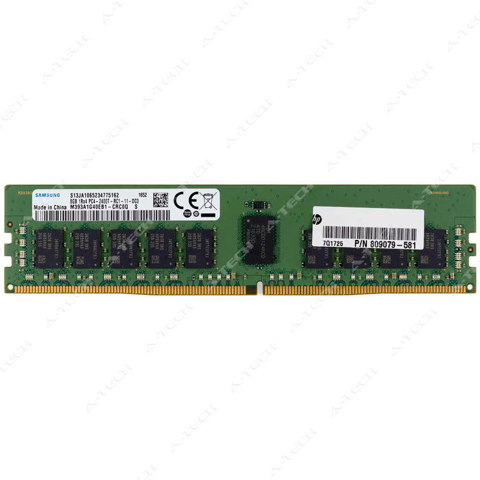 809079-581 - HP 8GB DDR4-2400 RDIMM PC4-19200 Server RAM Memory