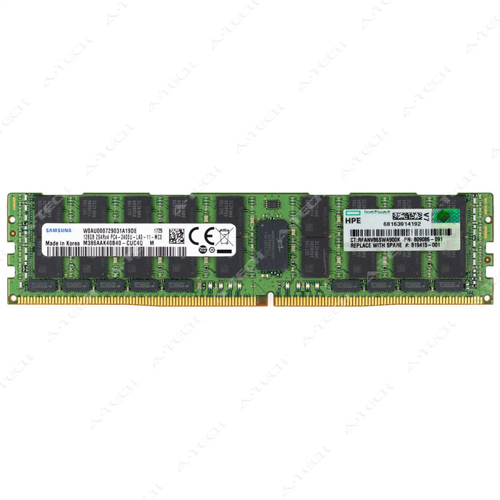 809208-B21 - HP 128GB DDR4-2400 LRDIMM PC4-19200 Server RAM Memory