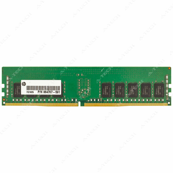 864707-591 - HP 16GB DDR4-2666 RDIMM PC4-21300 Server RAM Memory