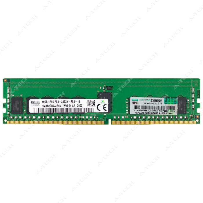 P03051-091 - HP 16GB DDR4-2933 RDIMM PC4-23400 Server RAM Memory