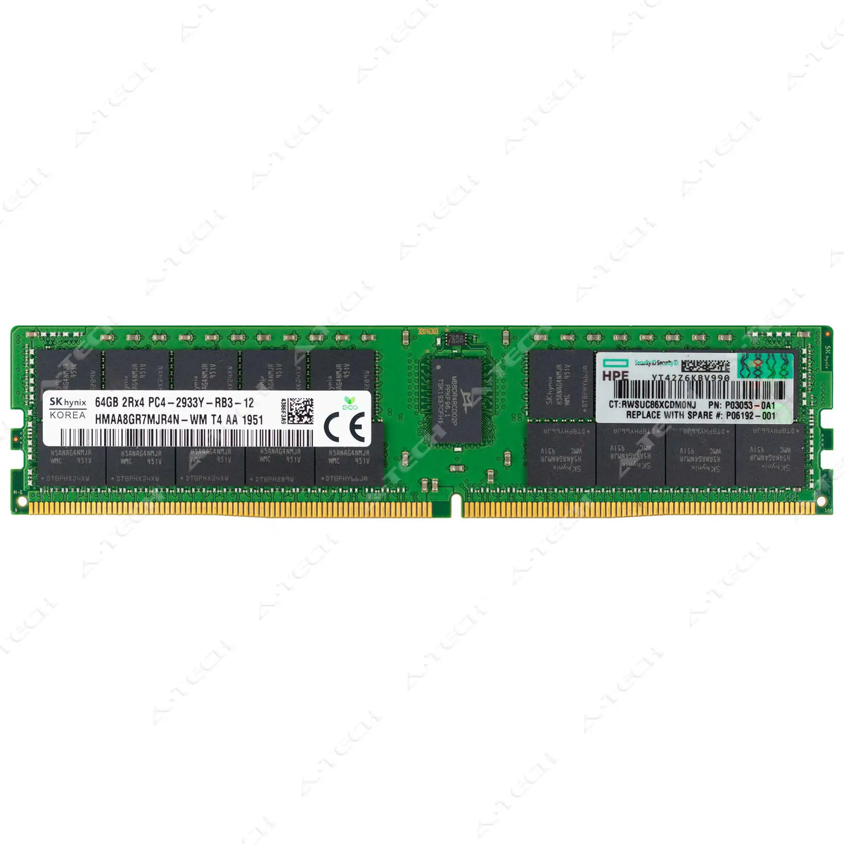 P03053-0A1 - HP 64GB DDR4-2933 RDIMM PC4-23400 Server RAM Memory