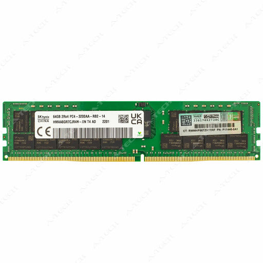 P06035-H21 - HP 64GB DDR4-3200 RDIMM PC4-25600 Server RAM Memory