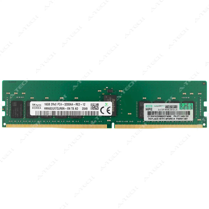 P07642-H21 - HP/HPE RAM 16GB 2Rx8 PC4-25600 RDIMM DDR4 3200MHz ECC Registered Server Memory Module