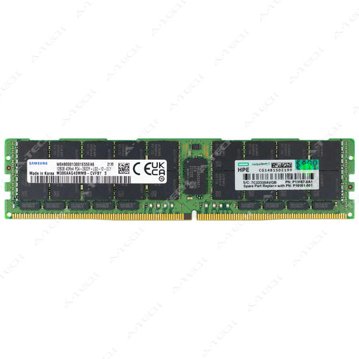 P11057-0A1 - HP 128GB DDR4-2933 LRDIMM PC4-23400 Server RAM Memory