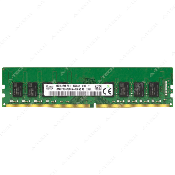 HMA82GU6DJR8N-XN - Hynix RAM 16GB 2Rx8 PC4-25600 DIMM DDR4 3200MHz Non-ECC Unbuffered Desktop Memory Module
