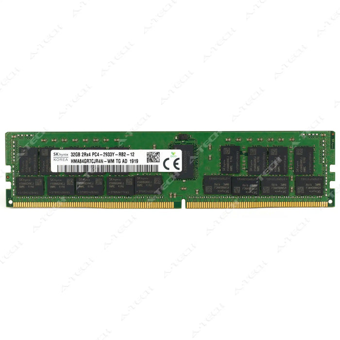 HMA84GR7CJR4N-WM - Hynix RAM 32GB 2Rx4 PC4-23400 RDIMM DDR4 2933MHz ECC Registered Server Memory Module