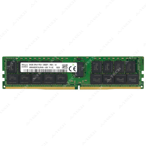 HMAA8GR7AJR4N-WM - Hynix RAM 64GB 2Rx4 PC4-23400 RDIMM DDR4 2933MHz ECC Registered Server Memory Module