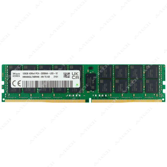 HMABAGL7ABR4N-XN - Hynix RAM 128GB 4Drx4 PC4-25600 LRDIMM DDR4 3200MHz ECC Load Reduced Server Memory Module