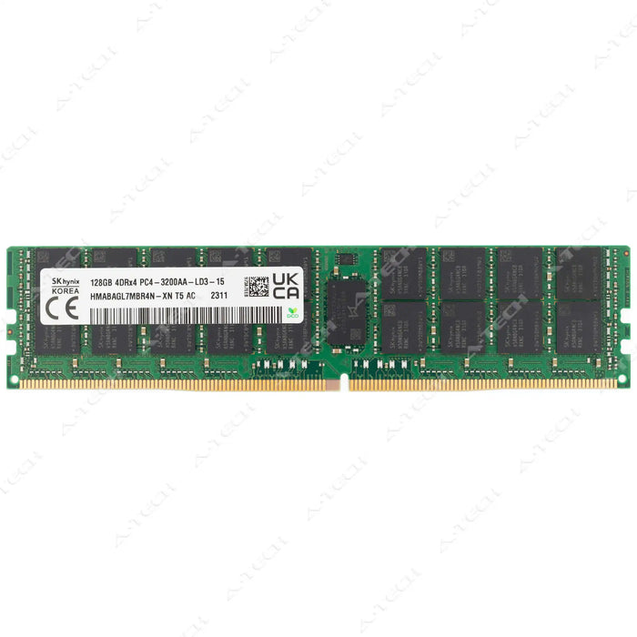 HMABAGL7MBR4N-XN - Hynix RAM 128GB 4Drx4 PC4-25600 LRDIMM DDR4 3200MHz ECC Load Reduced Server Memory Module