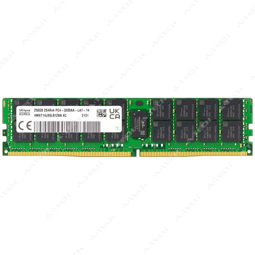 HMAT14JXSLB - Hynix RAM 256GB 2S4rx4 PC4-25600 LRDIMM DDR4 3200MHz ECC Load Reduced Server Memory Module