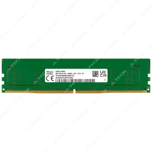 HMCG66AEBUA084N - Hynix RAM 8GB 1Rx16 PC5-38400 DIMM DDR5 4800MHz Non-ECC Unbuffered Desktop Memory Module