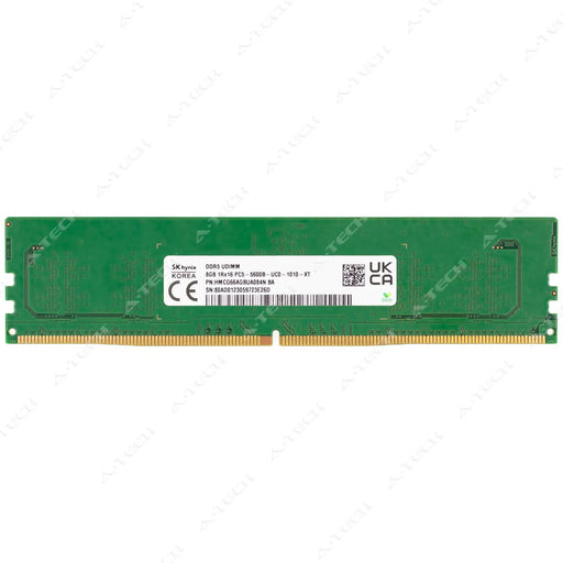 HMCG66AGBUA - Hynix RAM 8GB 1Rx16 PC5-44800 DIMM DDR5 5600MHz Non-ECC Unbuffered Desktop Memory Module